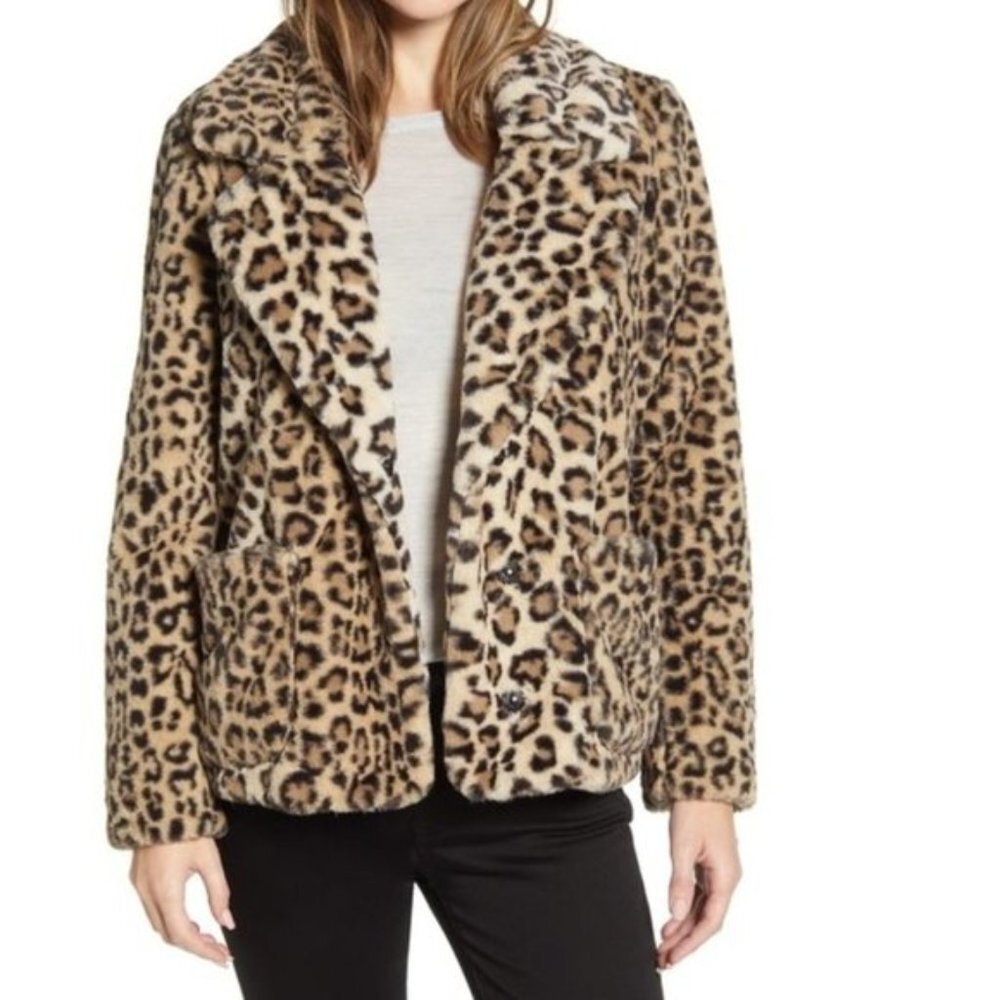 Ellen Tracy Faux Fur Jacket